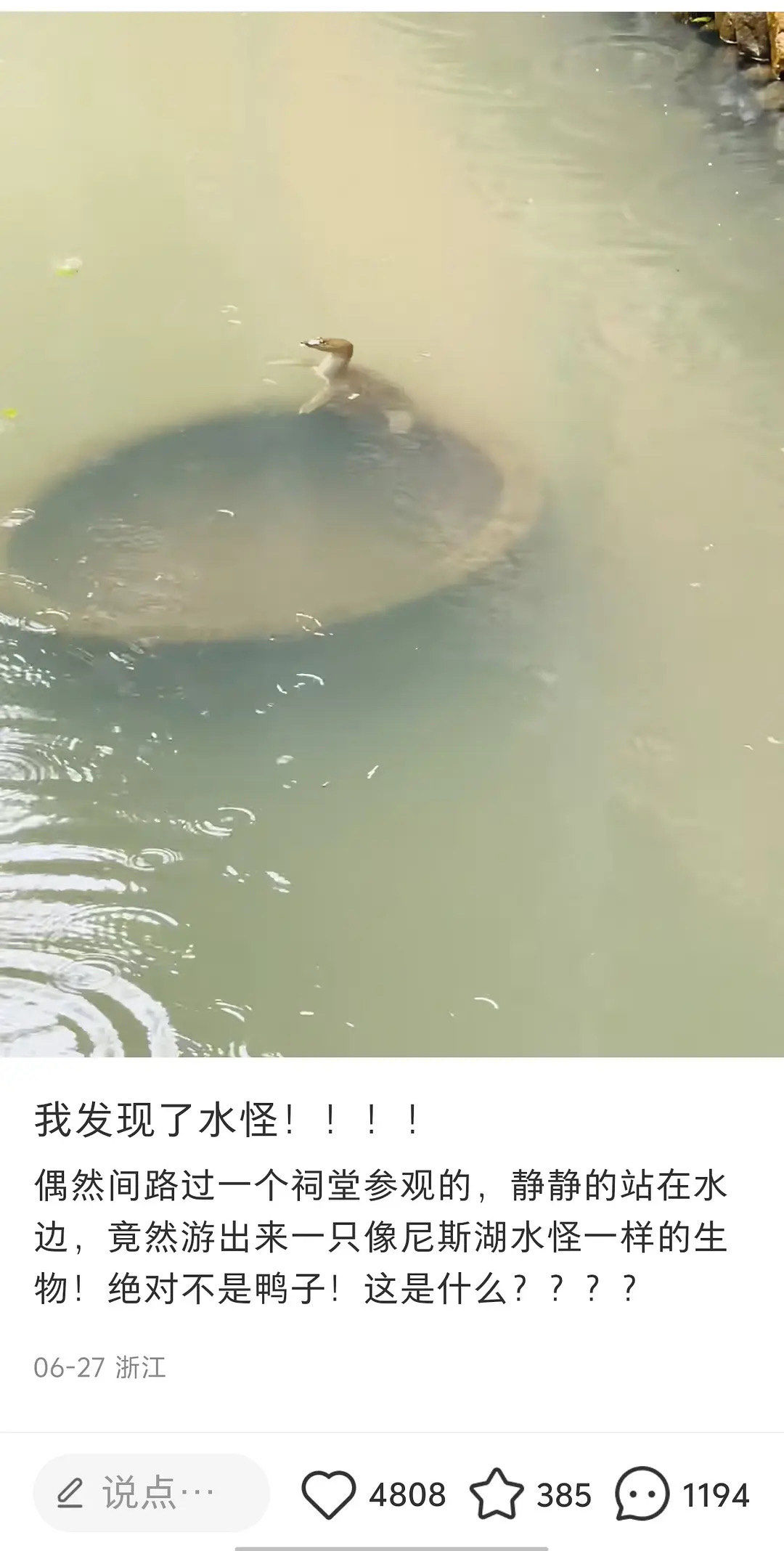 长白天池水怪,长白山天池的水怪是什么样子的?-第1张图片